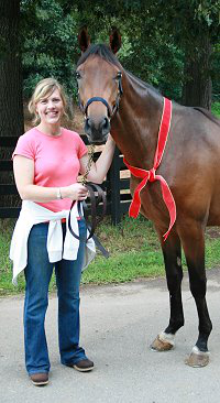 Unanimous was purchased as a Bargain Barn horse by Stephannie Bone of Phenix City, AL in July 2007.