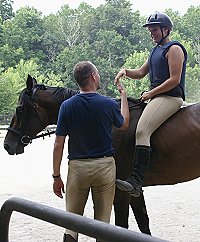 True sportsman Gertjan congratulations winner Rachael.