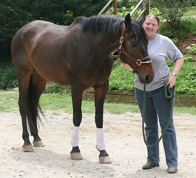 Ohdinn and his mom Avery Young. July 2007