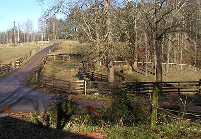 front driveway to Bits & Bytes Farm