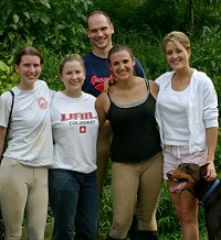 Mini reunion of Bits & Bytes Farm horse buyers.