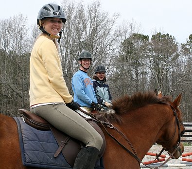 Amanda Curtis on Fizzicus with Barry and "Friend" Connie in the background. March 3, 2007