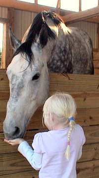 Artic Gamble and his little girl Danielle Russell. April 2007
