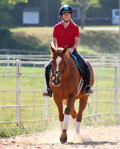 Baileysontherocks with Nikki Surrusco - his second owner since being at Bits & Bytes Farm.