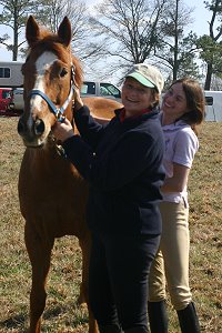 Former Horse For Sale - Baileysontherocks and his new mom Nikki Surrusco.