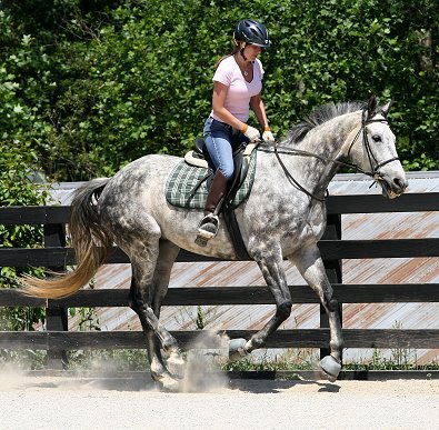 Barbo and visitor Mary Bell Vaughn. May 19, 2007