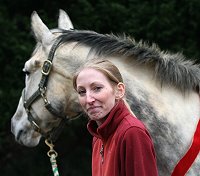 Barbo and his new mom Erica Chase. February 23, 2008