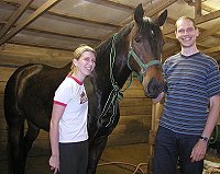 SOLD! - Marie, Big Money and Gertjan.