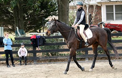 We had three generations of horsewomen visiting us and trying horses this weekend! February 16, 2008