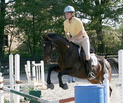 Our South Carolina visitor Robert Horning takes a fence on Horse For Sale - Bounced. May 6, 2008 