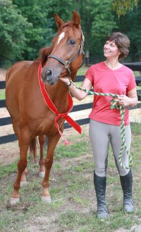 Brett and his new mom Judi Edwards