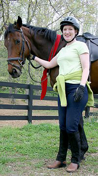 Chouette Player and his new mom Betsy Schoettlin 