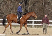 Fame for a Day an Gloria at a clinic at the Biltmore Estates.