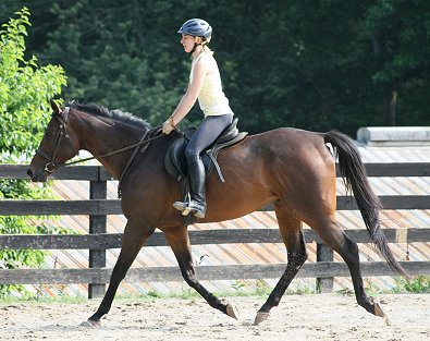 Finder's Chance and friend Allison Moul. June 30, 2007