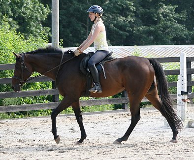 Finder's Chance and friend Allison Moul. June 30, 2007