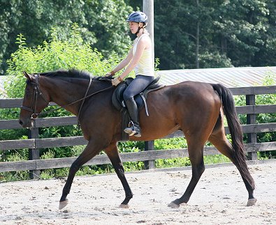 Finder's Chance and friend Allison Moul. June 30, 2007