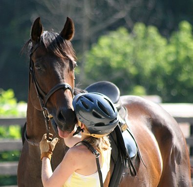 Finder's Chance and friend Allison Moul. June 30, 2007