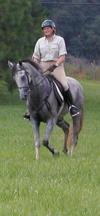 Grayboo makes a good photographer's tripod in the river.