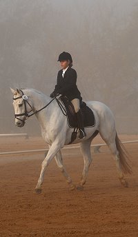 Grayboo and Amanda Cunefare at River Glen Horse Trials - November 17, 2007