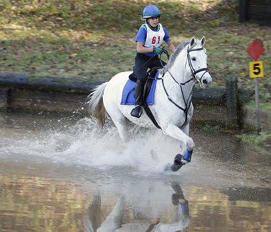 OTTB Grayboo and Amanda Cunefare at River Glen Horse Trials - November 18, 2007