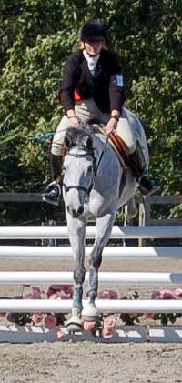 Got Um Smoke Um and Amy Macintire at a combined training event - October 2006 