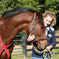 OTTB - Snowdance Kid and Beth Hutchison