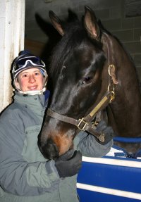 We met with our favorite trainers at Turfway Park.