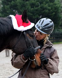 K O River Crossing and his mom Loui Padget. December 13, 2009