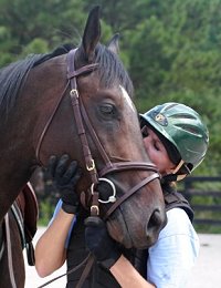 OTTB Stevie Loverboy and Missy Miller. 