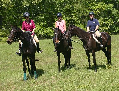 Thoroughbreds at a Poker Ride. Bounced and Andi Krakovsky, Josh aka "Dudley" with Laura Durham-Dixon and Coinmaker with Leslie Dixon at the Poker Ride on Sunday May 4, 2008 