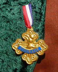 Honor and Valor's COURAGE metal