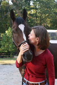 Aly's Alpha Boy meets his new mom Dawn Blackmore. October  2007