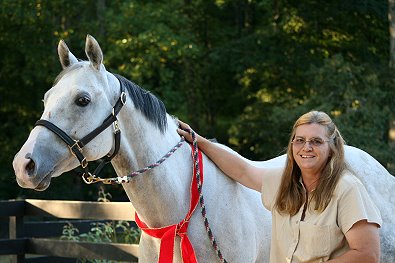 OTTB - Cobb County was purchased by Kelly Fortner of Sautee Nacoochee, GA