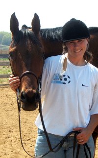 Phil's Courage and his first mom Christa Mooney of Charlotte, NC.