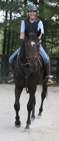 Stevie Loverboy and his mom Missy Miller on their second ride. September 22, 2007 