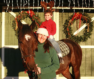 OTTB - Stevie Loverboy gives a ride to five year-old Casey. December 18, 2007 