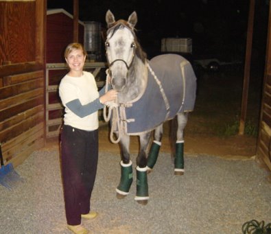 "Blue" arrives at his new home in Alabama.