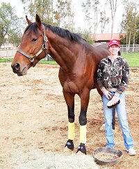 Behren's Design and his new mom Heather LaHaye of Ramona, CA. February 2, 2008