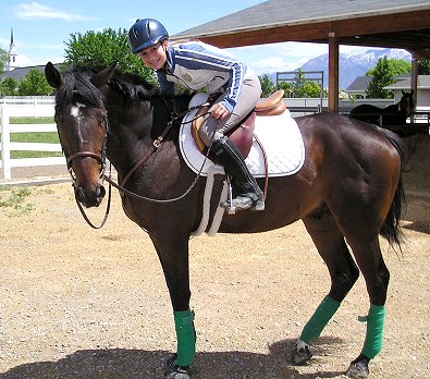 Kimi Palmer and Mr. Mully on Memorial Day.