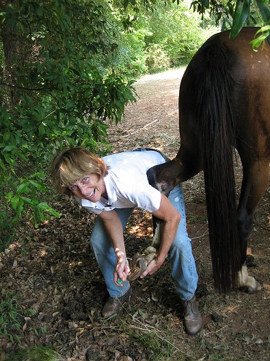 Most Always a Lady learns to lift her feet!