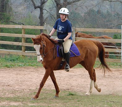 Noshrinking Violet and her owner Leslie. October 2006