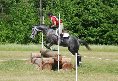 Pretty aka "Tater Tot" won first place at her first combined training event at Poplar Place May 3-4, 2008