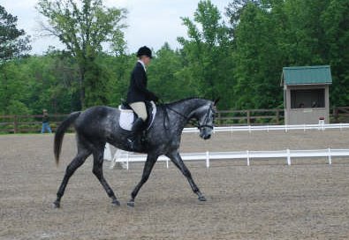 Pretty aka "Tater Tot" at her first combined training event. May 3, 2008 