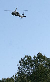 March 12, 2008 was the day to do helicopter de-spook training. 