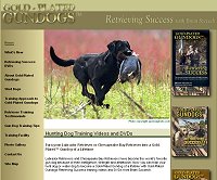 Gold-Plated Gun dogs Web site for Brian Szczech