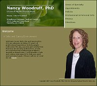 Nancy Woodruff, PhD Web site link.