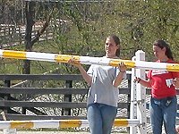 Fence painting by Rachael and Mandy