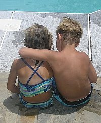 Garrett and Eliana . . . best friends. September 2004