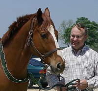 Sir Cahill and dad Bob.