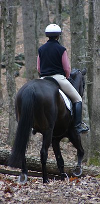 Cloned Colony and Laurie take a walk in the woods.
